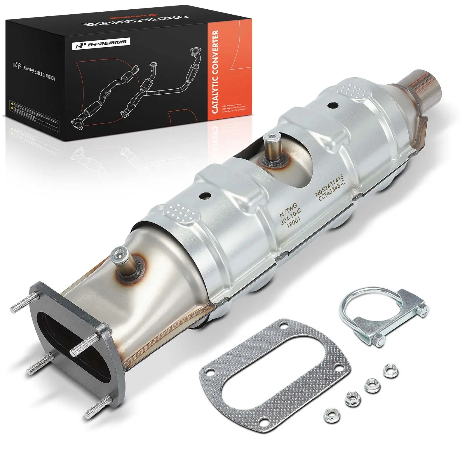 A-Premium Catalytic Converter for Ford F-250 1987-1996 F-350 1987-1997 E-350 Econoline
