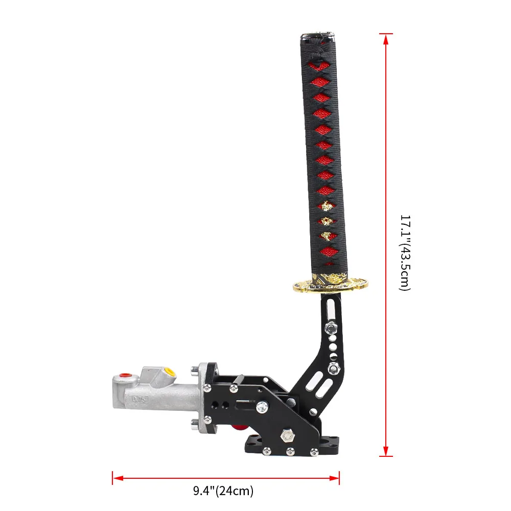 Racing Hydraulic Handbrake Samurai Sword Handle Auto Hydraulic Hand Brake Universal Drifting Hydraulic Handbrake Car Styling