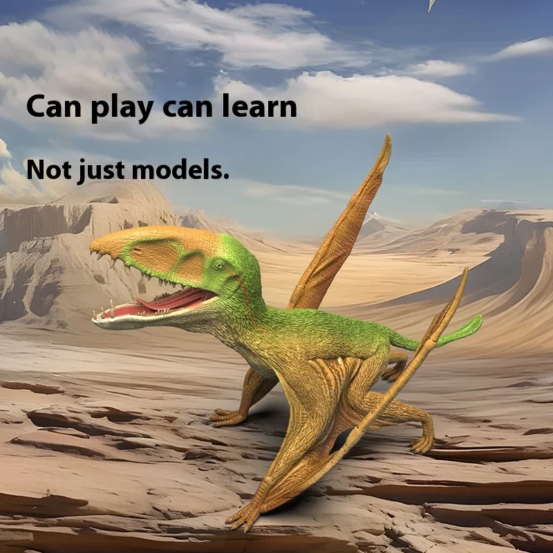 Figurka kolekcjonerska Dimorphodon Buckland 1:4, wersja naukowa i artystyczna, ozdoby, niespodzianka, prezent świąteczny dla przyjaciół.