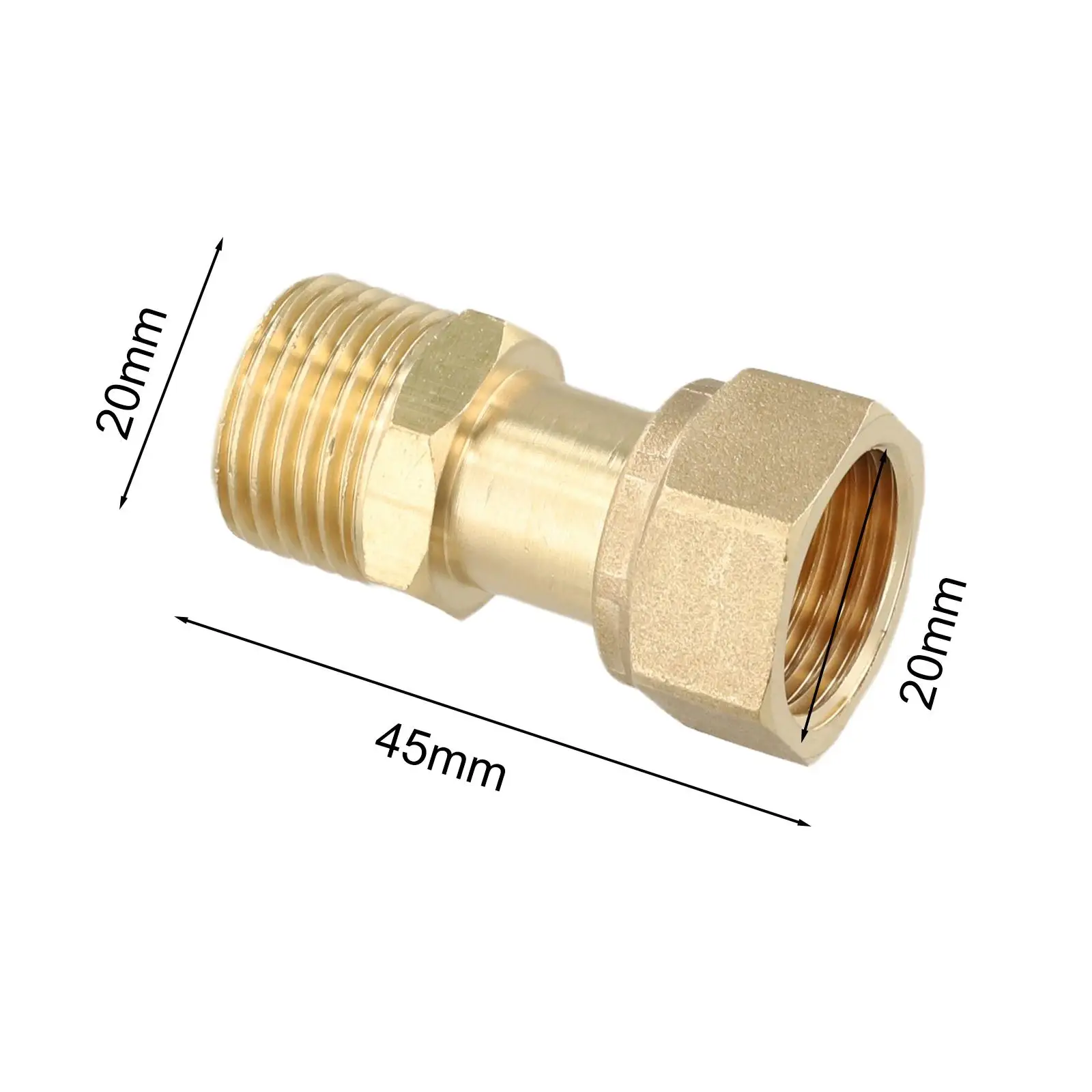 Brass Threaded Valve 4point G12 Water Pipe Joint with Leakproof Design and Gravity Necking for Improved Safety