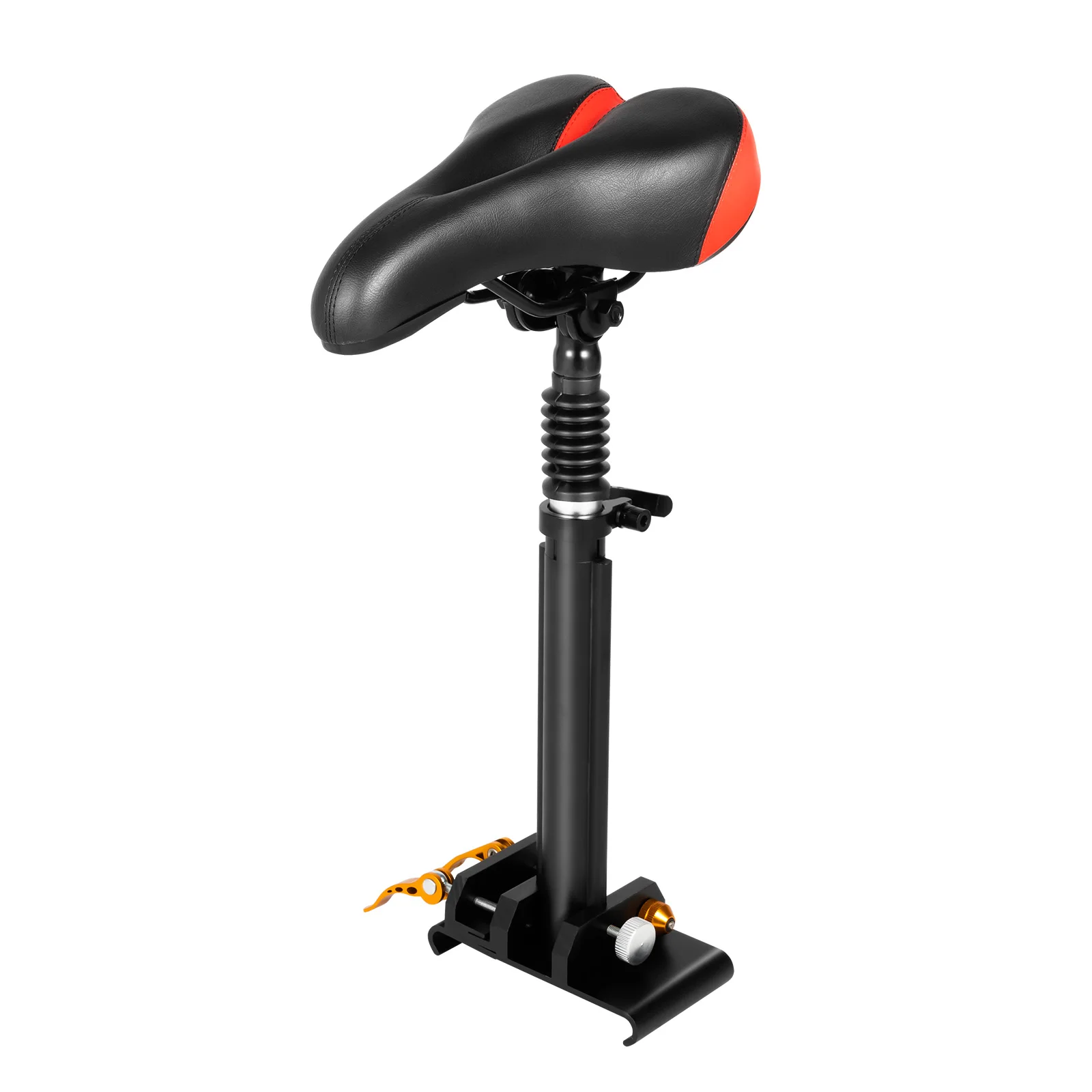 Adjustable  Electric Scooter Seat Saddle for Xiaomi M365 Pro2 Ninebot ES1 Leather + Aluminum Alloy Red+Black