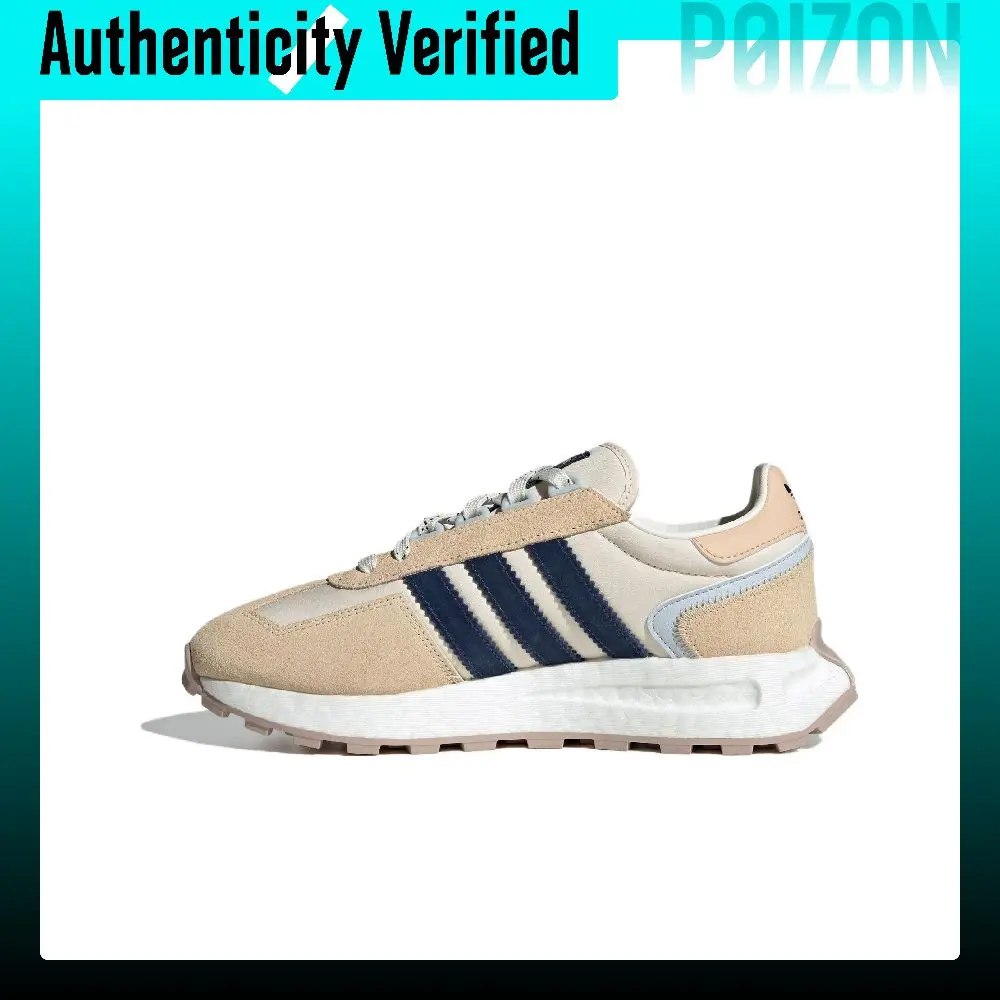 Adidas Originals RETROPY Split Suede Cushioning, Wear Resistant Low top Running Shoes Women's Ecru IF3940