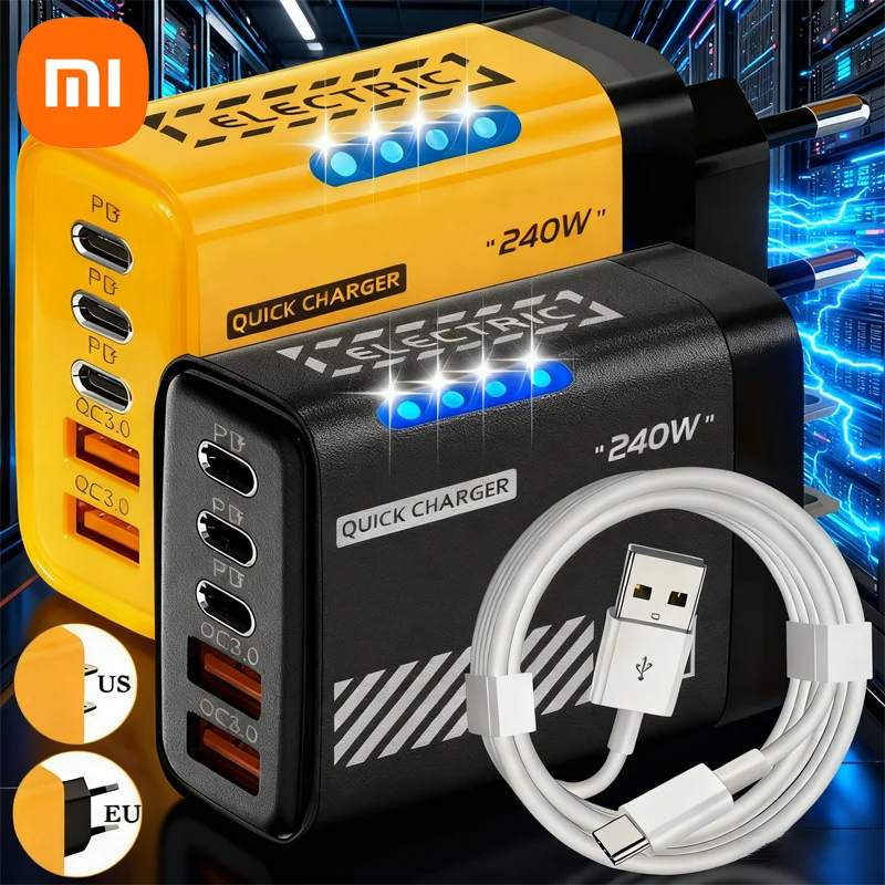 65W 5 Ports Usb Typ…