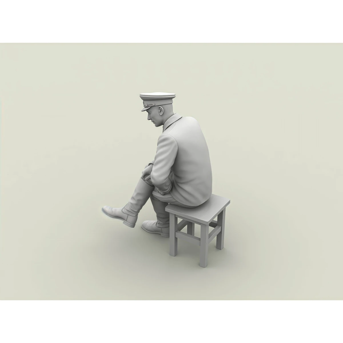 

Комплект неокрашенной модели из смолы 1/35, военная тема, генерал Красной Армии в разобранном и неокрашенном виде GK