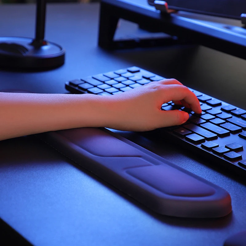 Anti-Slip Computer Keyboard Wrist Soft Pad Mouse Pad With Comfortable Gel For Laptop Desktop PC Office Worker E-Sport Gamer