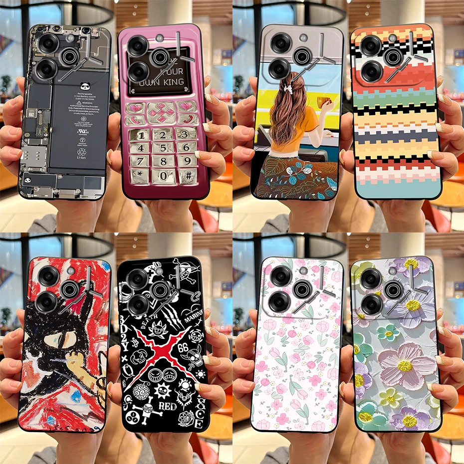 Etui na telefon Tecno Pova 6 Pro Stylowy wzór Etui na telefon Tecno Pova6 Pova 6Pro Pova6Pro 5G Wstrząsoodporny zderzak Miękki Fundas