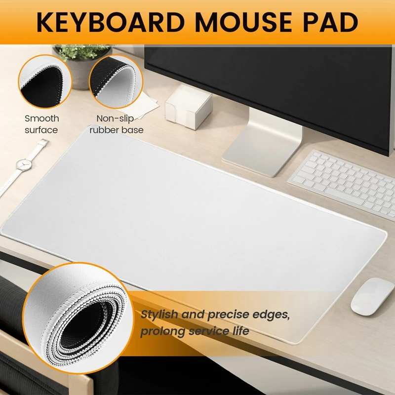 Mouse Pad, Extended Non-Slip Rubber Base Of Gaming Mouse Pad, Suitable For Work, Study And Entertainment