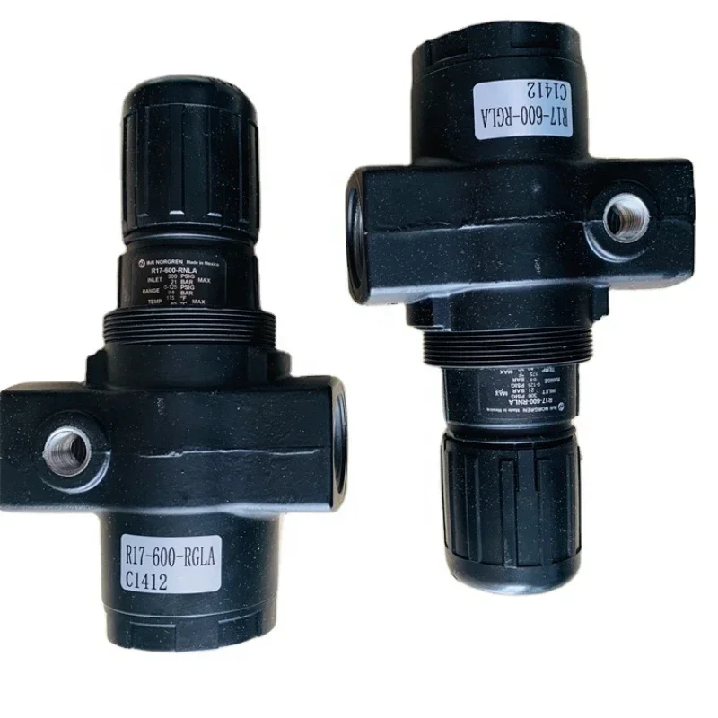 

Port size G3/4 air solenoid valve regulator norgren pneumatic R17-600-RGLA