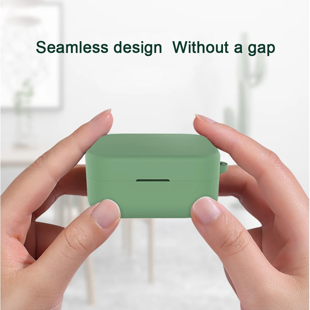 AB25-เคสซิลิโคนแบบพกพาเคสป้องกันกันกระแทกซิลิโคนสำหรับเสี่ยวมี่ แอร์ 2 เอสอีหูฟังไร้สายบลูทูธ