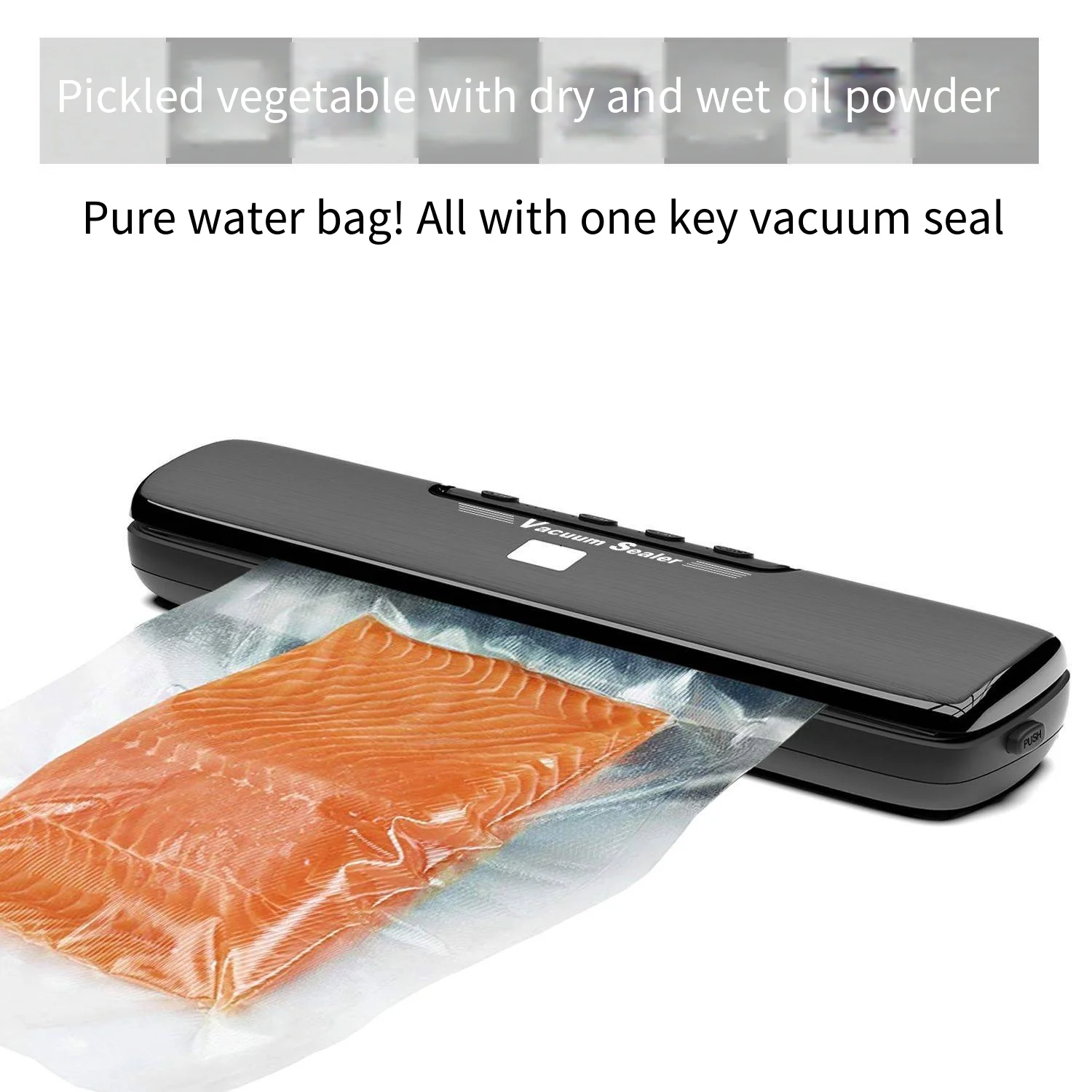 

Wet and dry small food vacuum packaging machine home vacuum sealing machine portable kitchen over the film preservation machine