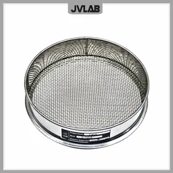 Sample Test Sieve Soybean Rice Grain Sesame Flour Sieve 304 Stainless Steel Wire Mesh Chrome Frame R15cm 4~10 Mesh / 2~5mm