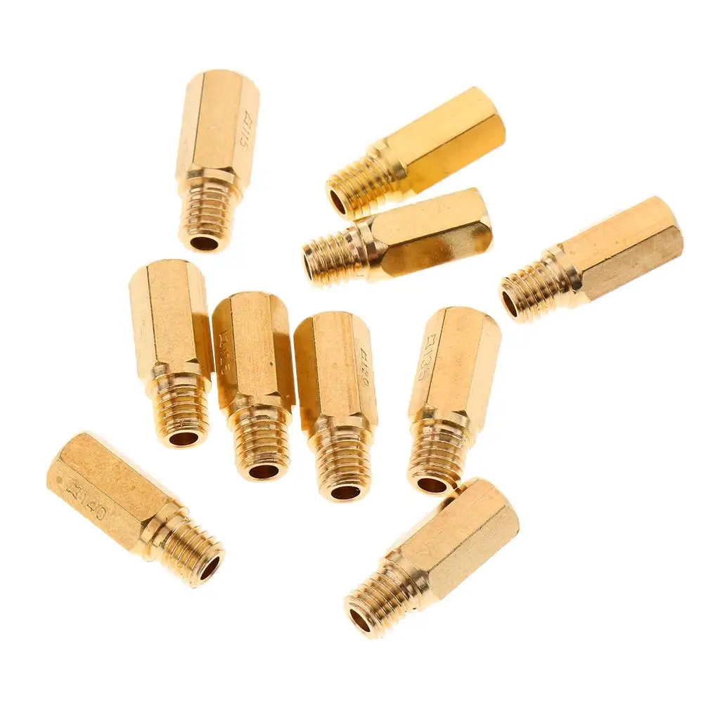 

Copper Motorcycle Carburetor Main Jets Needle Injector Nozzle Kit Parts for PWK 28mm and 30mm Carburetor Tuning