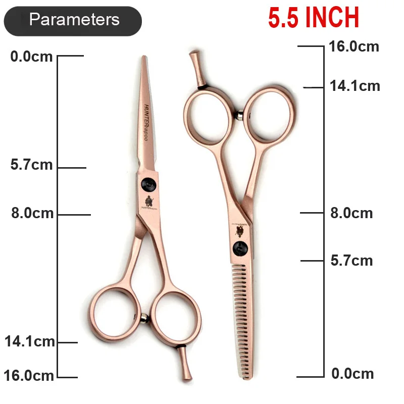 

Скидка 30% HUNTERrapoo 5,5 дюймов HT9170 Парикмахерские ножницы из нержавеющей стали Ножницы для стрижки волос Набор филировочных ножниц для триммера для стрижки