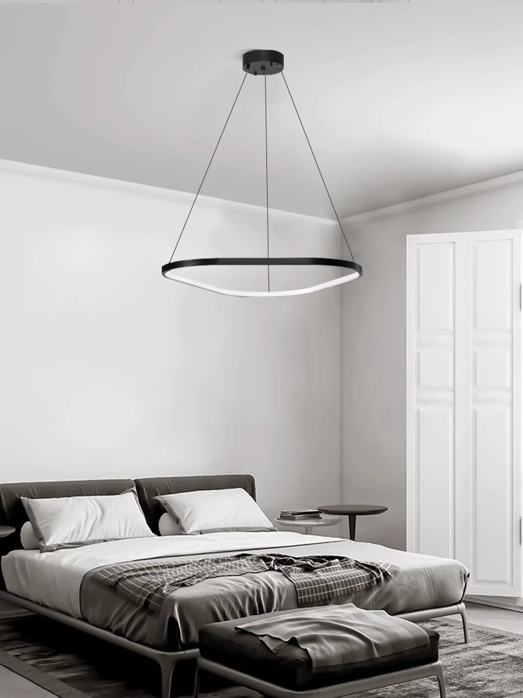 Nordische unregelmäßige Geometrie Ring LED Kronleuchter Beleuchtung Wohnzimmer Esszimmer Pendel leuchte minimalist ische Schlafzimmer Hängelampe Leuchten