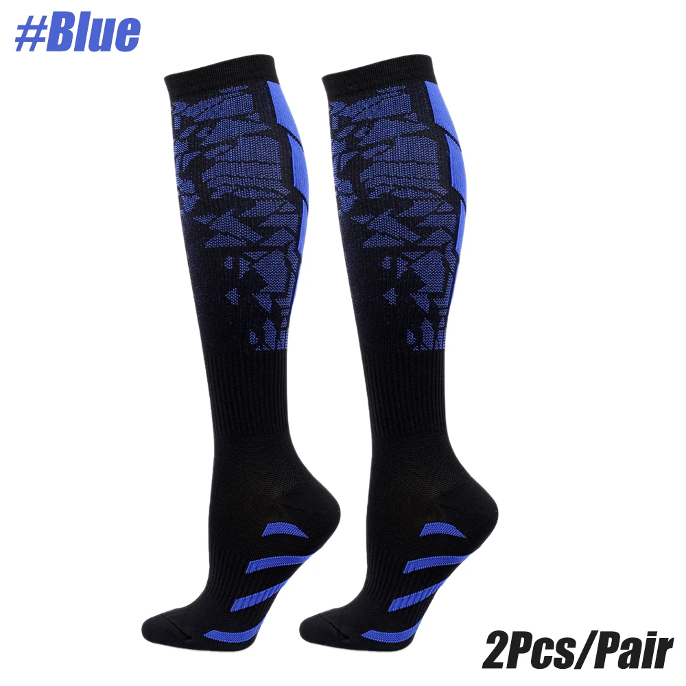 1/3/6 paar Sport Compressiekousen Verpleging Dames en Heren Kousen Verpleging Wandelen Reizen Vliegsokken Hardlopen Fitness Sokken