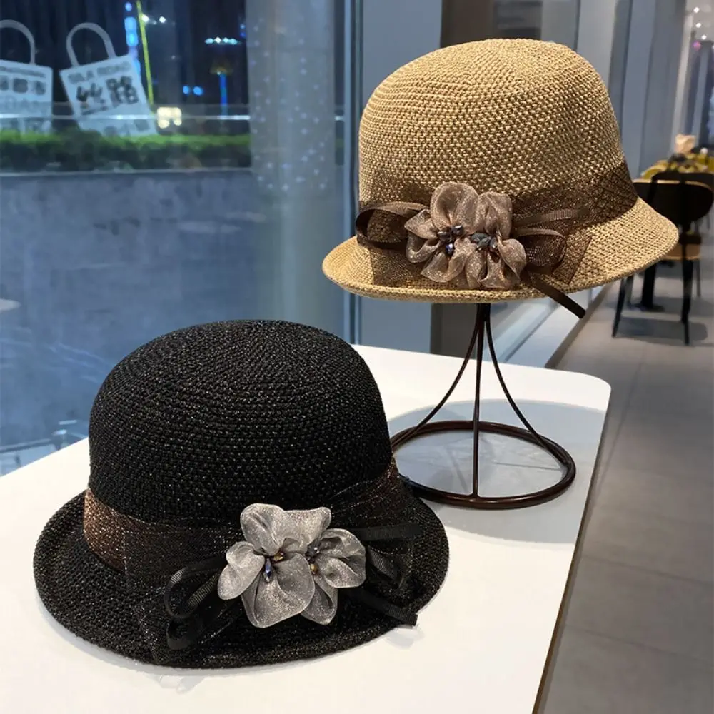 

Sweet Lace Flower Women Sun Hat Casual Beach Vacation Travel Beach Hat UV Protect Fisherman Hat Summer