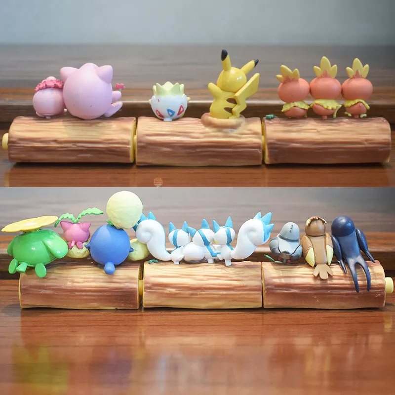 Anime Figure Pok é Mon Friendship Of Wood Blind Box Cute Action Figure Collectible Toy Desktop Decoration Surprise Gift For Fans view 2