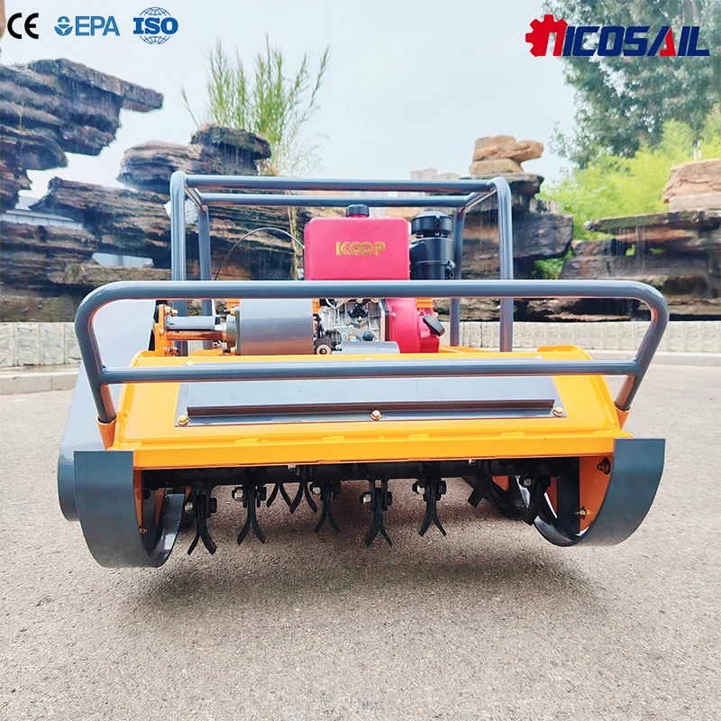 Heavy Duty Remote Control Crawler Mower Brush Cutter with High Efficiency Cutting System for Hillside Slope and Rough Terrain