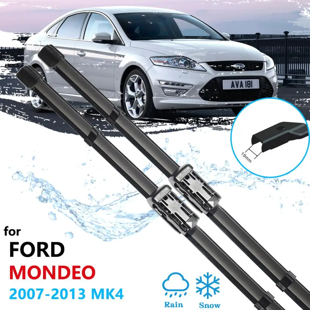 For Ford Mondeo MK4 2007 2008 2009 2010 2011 2012 2013 Car Wiper Blades Front Window Windshield Windscreen Wash Car Accessories