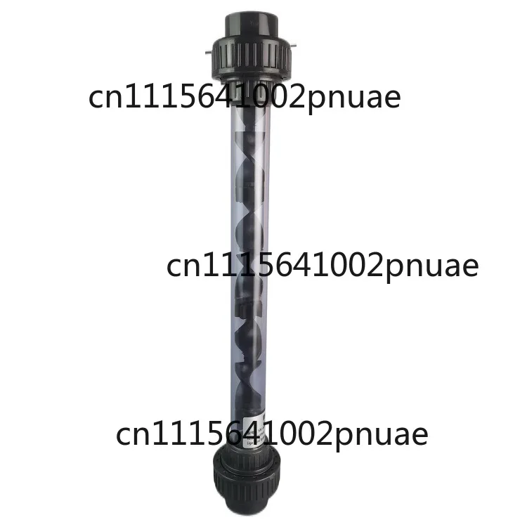 Static Pipe Mixer UPVC Transparent Flange Full Plastic Mixer