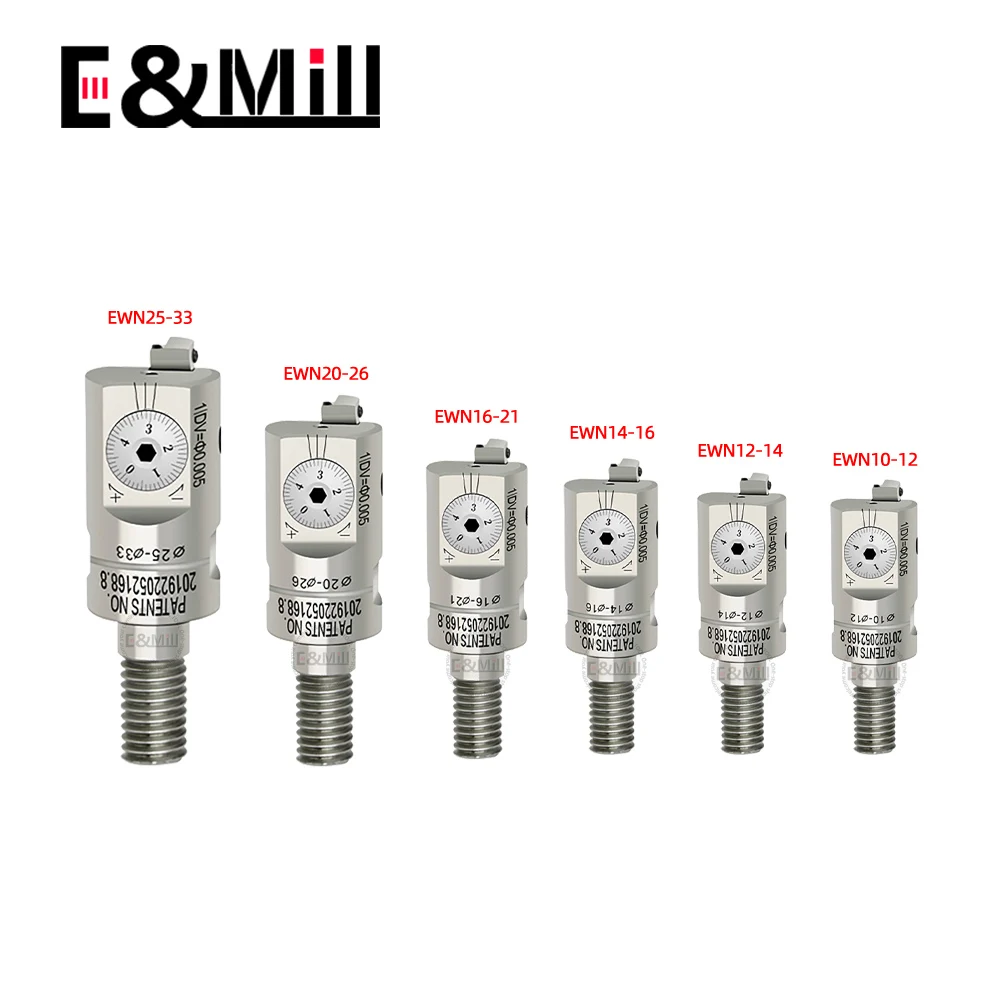 Lock tooth Fine boring head EWN thread M6 M8 M10 M12 M16 Fine boring range 10-60mm WB06 TP08 Insert For BT30 BT40 tool holder