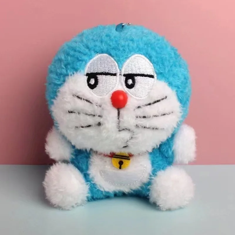 Anime Doraemon Cartoon Doll Plush Toy Keychain Pendant Backpack Backpack Pendant Decoration Cute Kawaii Jingle Cat Children Gift