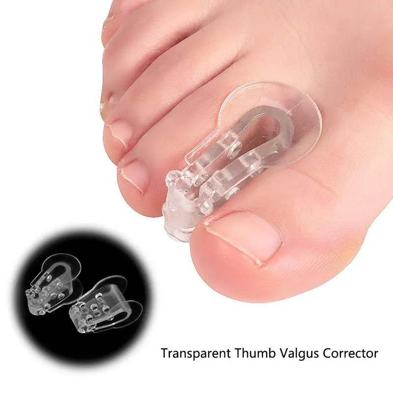 (.) Toe Splitter Thumb Valgus Corrector Big Foot Bone Orthosis Clip Toe Pad Toe Over