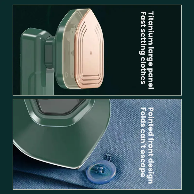 باخرة حديد كهربائية صغيرة محمولة باليد آلة ضغط حراري صغيرة محمولة صغيرة جافة مكوّاة رطبة للأعمال المنزلية والسفر