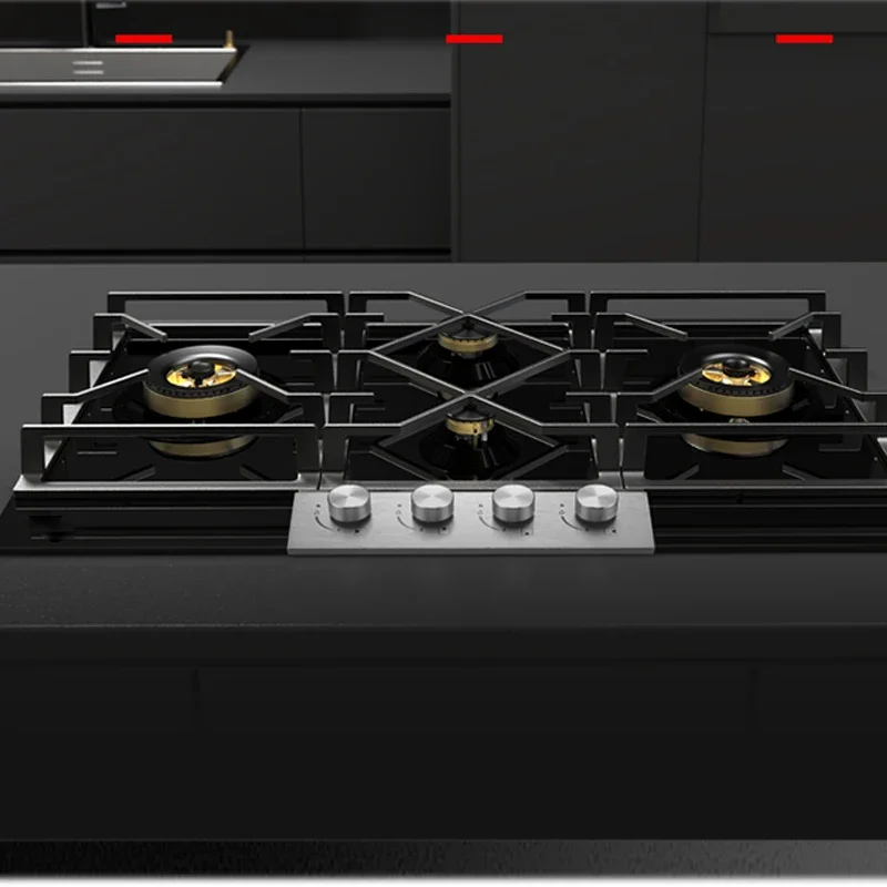 ใหม่ G924P สี่ตาแก๊ส RangeHousehold ฝังแก๊ส Liquefied Natural Gas Range