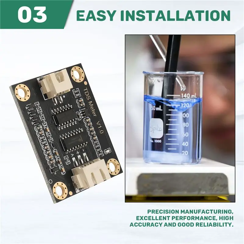 TDS Sensor Meter V1.0 Board Module Water Meter Filter Measuring Water Quality For Arduino UNO R3 TDS Meter view 3