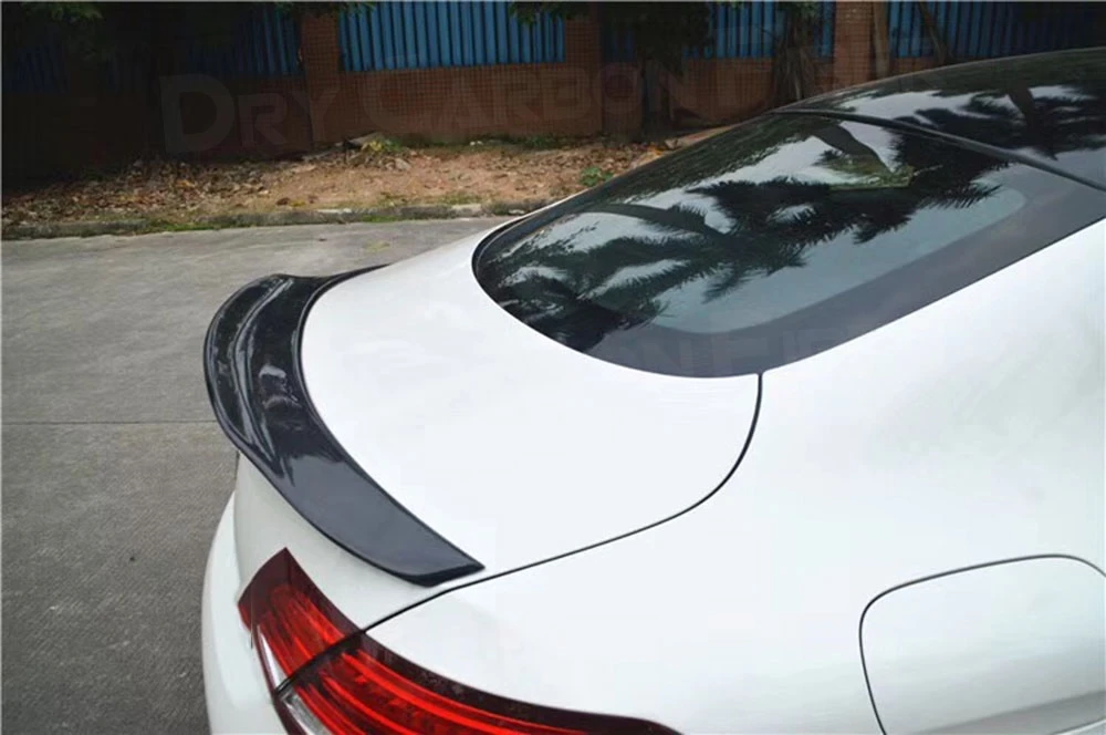 

JCYECF For C Class Carbon Fiber Rear Trunk Spoiler Wing for Mercedes for Benz W205 C205 C63 AMG Sedan Coupe 2015-2019 Bumper