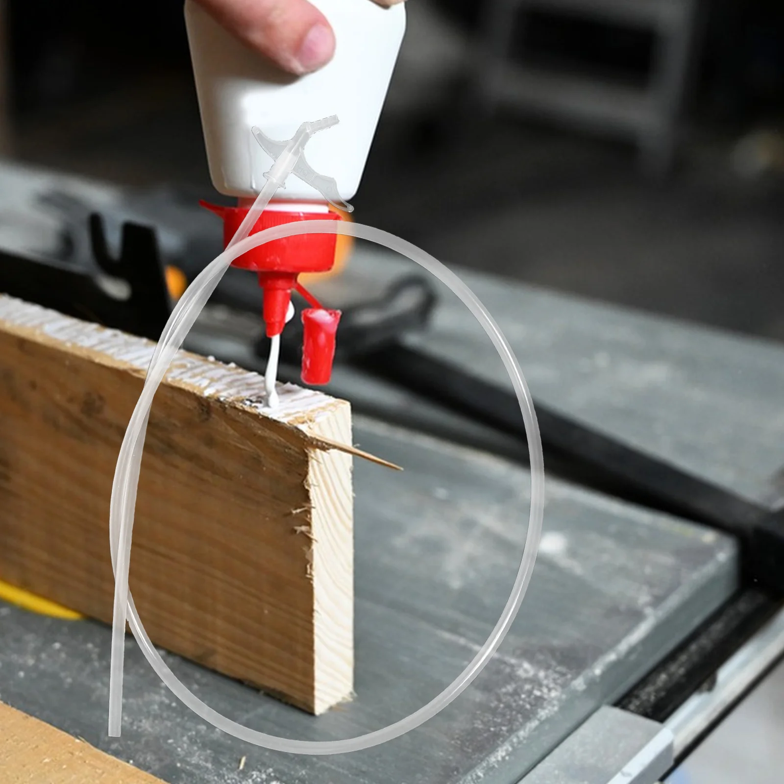 

10Sets Foam Sealant Tube Spray Nozzle Extension Plastic Hose Replacement for DIY Grout Applicator Tool Gap Filling