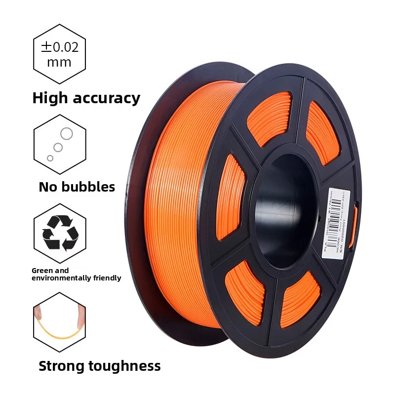 

PLA 3D Printer Filament 1.75mm 1KG Smooth Flow No Clogging No Warping No Stringing High Precision for Clean Prints
