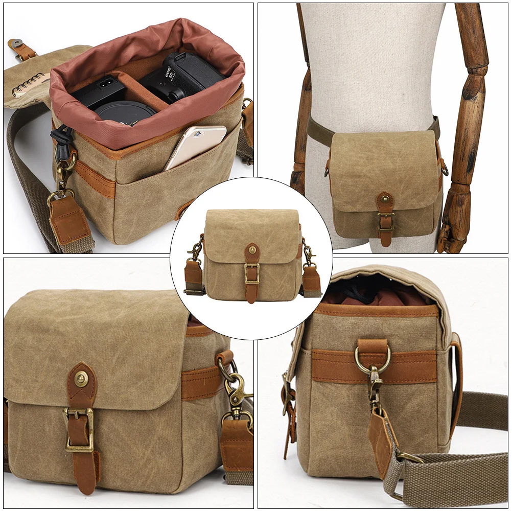 

Adjustable Crossbody Camera Bag Storage Pouch Practical Useful Compact Size Antivibration Protection Camera Bag