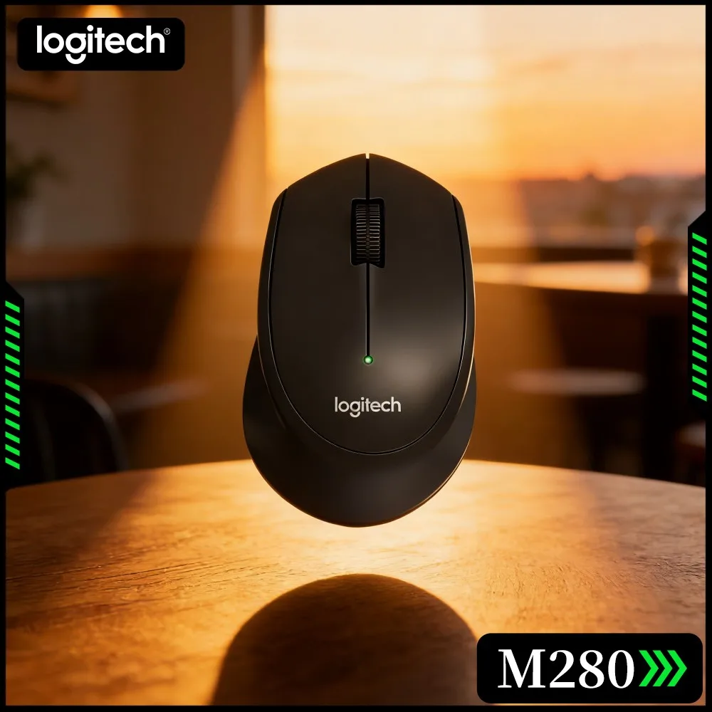 Standby Power Saving Feature Effectively Extends Wireless Mouse M280 Whole Battery Usage Cycle Household Small Office Daily Pc