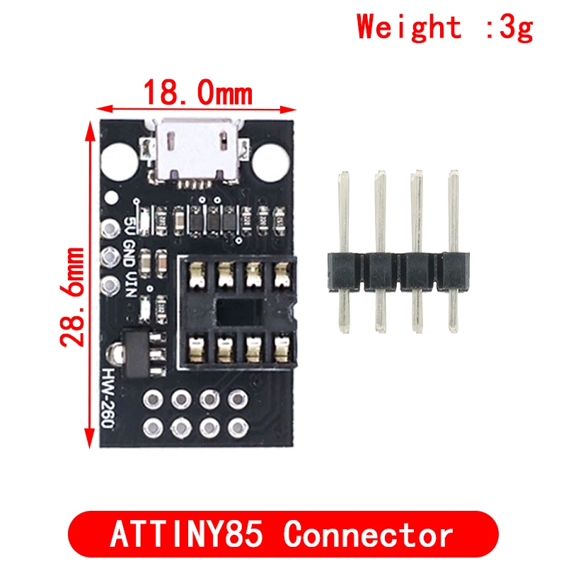 Digispark Kickstarter Micro Development Board ATTINY85/TINY85 Module for Arduino IIC I2C USB