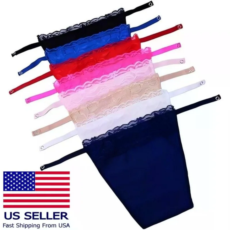 

Комплект из 8 женских кружевных камзолов на клипсе, скромная панель для рубашки с низким вырезом