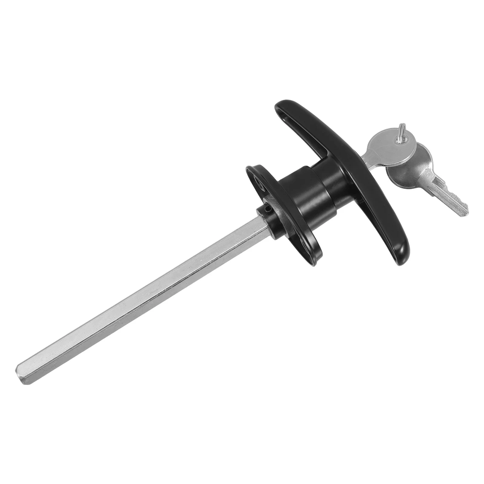 T-Typ-Griffschloss für Garagentor, robuste Zinklegierung, sicherer langer Schaft für die Aufbewahrung im Freien, Schuppen, Spielhaus, Hühnertraktor