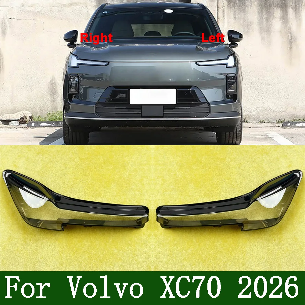 

Front Glass Lens Lamp Shade Shell 2026 For Volvo XC70 Headlight Cover Replacement Front Car Light Auto Shell Lampcover Lampshade