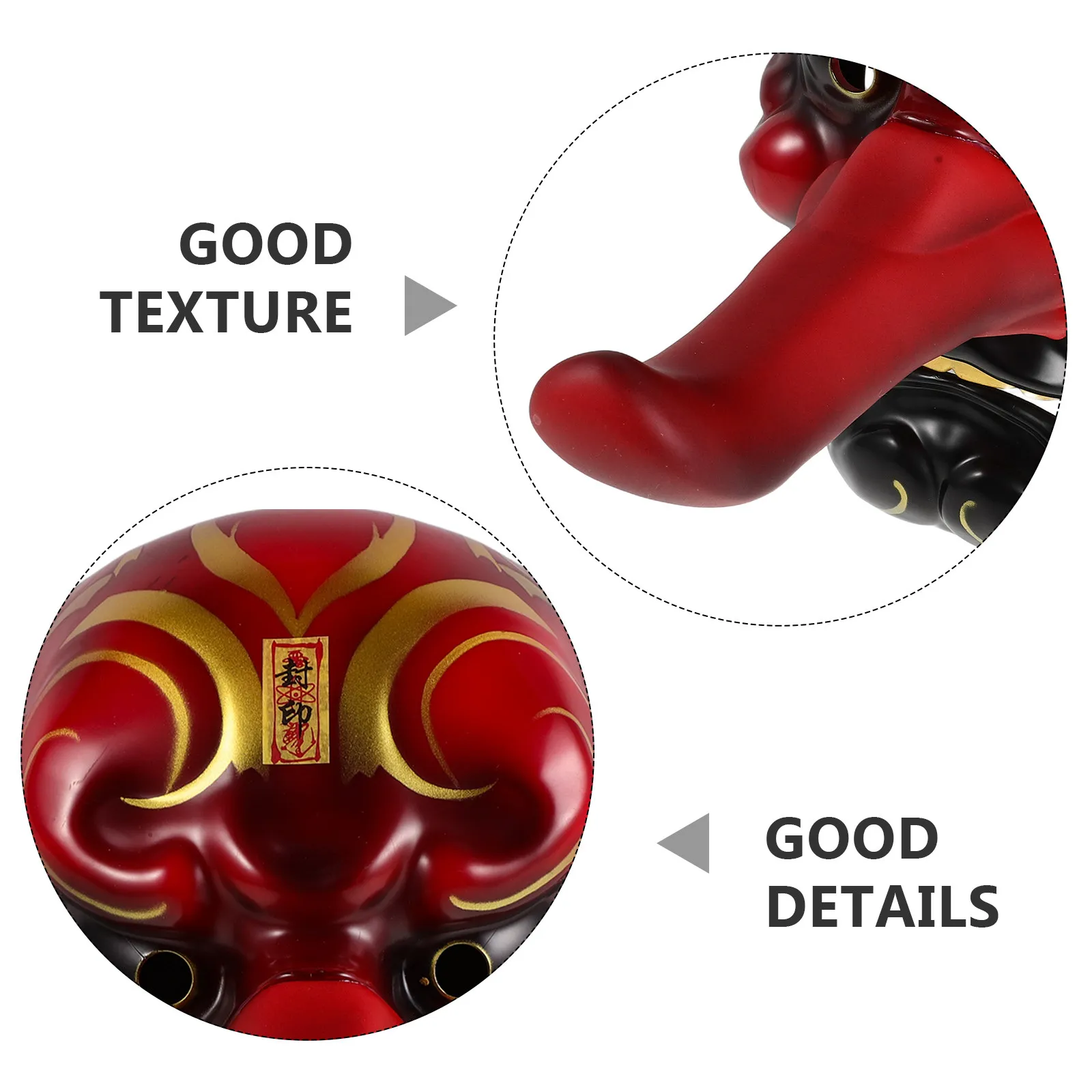 Japanese Tengu Mask Traditional Full Face Scary Samurai Demon Mask for Halloween Carnival Cosplay Props Theatrical Performance