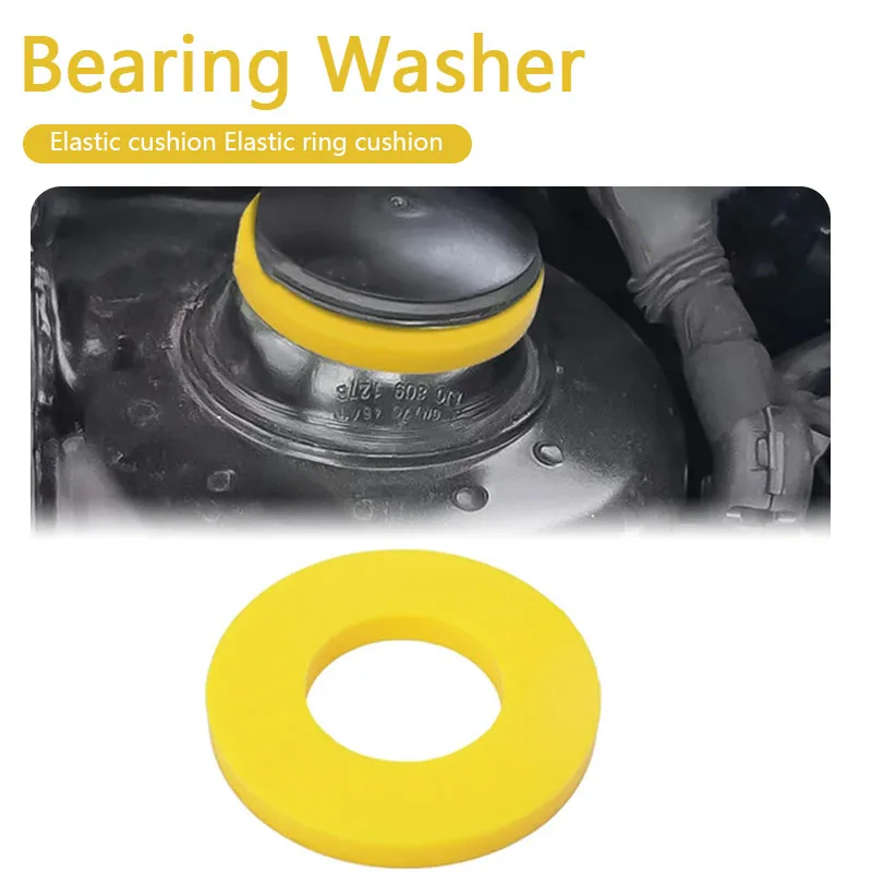 1pc Pad For VW AUDI SKODA Front Strut Tower Mount Gap Fix Suspension Shock-Absorbing Rubber Bearing Washer Over Bumps