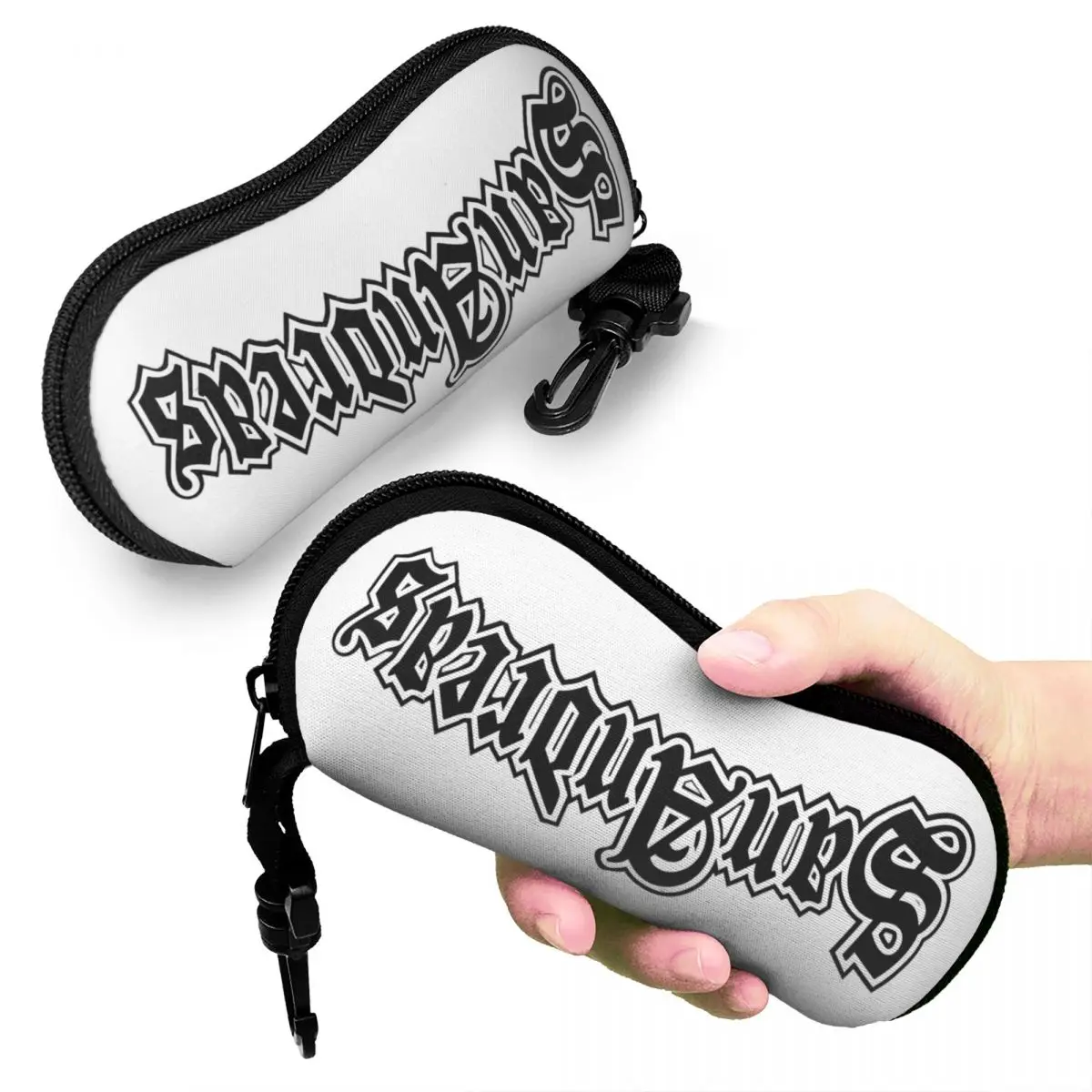Sherm Head GTA San Andreas 로고 쉘 안경 케이스 보호용 선글라스 박스 여성 남성 소프트 안경 가방 파우치