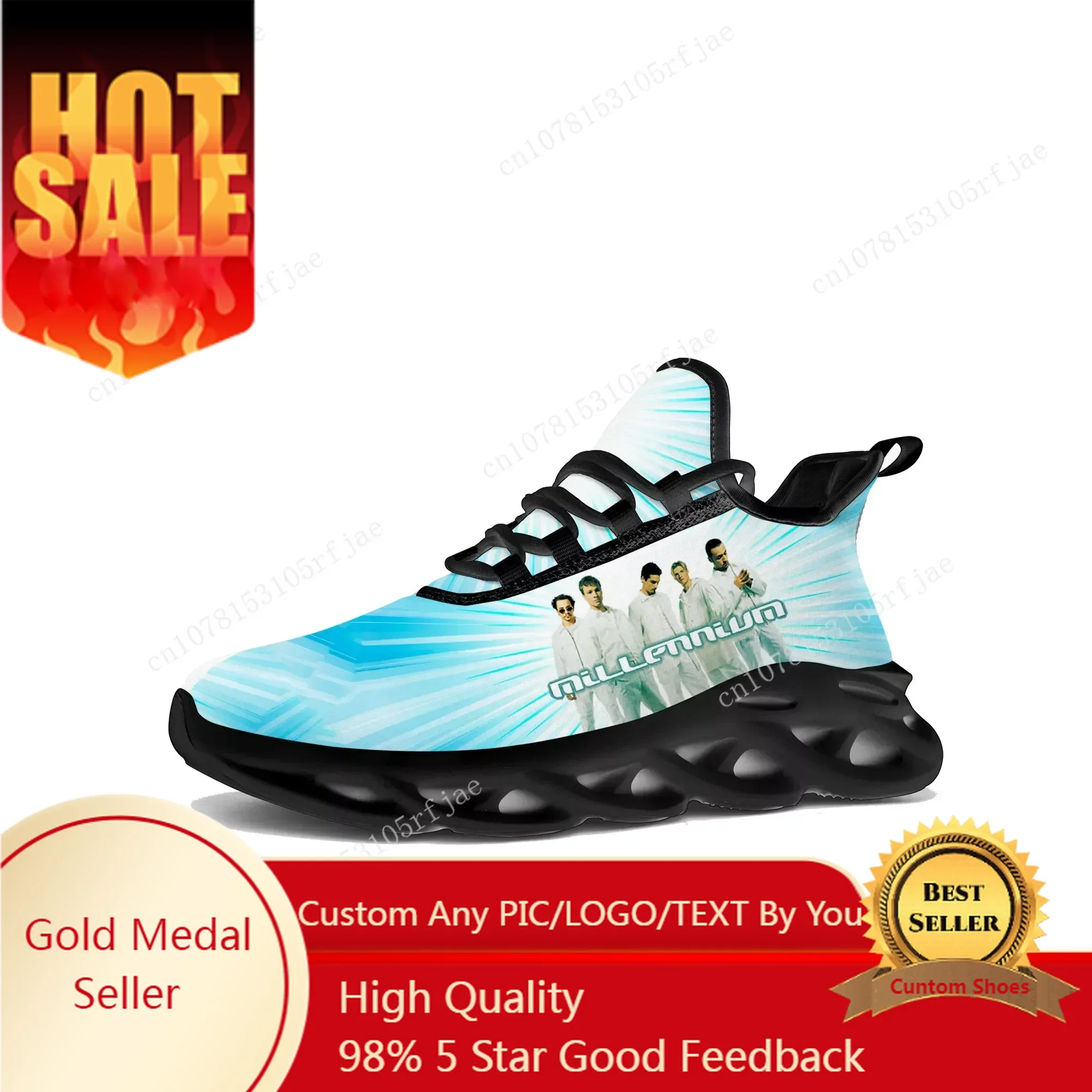 

Backstreet Boys Band BSB Flats Sneakers Mens Womens Pop Sports Running Shoe Sneaker Lace Up Mesh Footwear Tailor-made Shoe Black