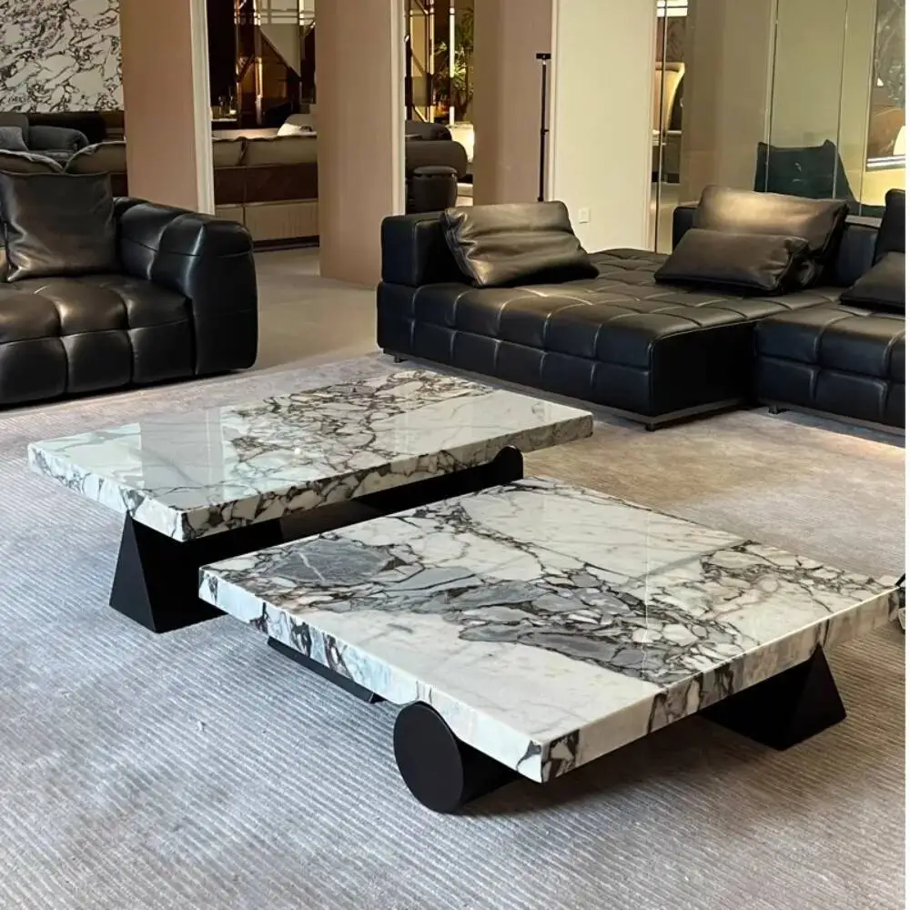 

Журнальный прямоугольный журнальный столик, дизайнерские украшения, гламурные роскошные столы для гостиной, минималистичный столик Kawowe, аксессуары для дома