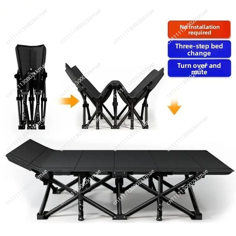 Folding Bed Single Office Lunch Break Recliner Artifact Home Nap Adult Escort Camp Bed Simple