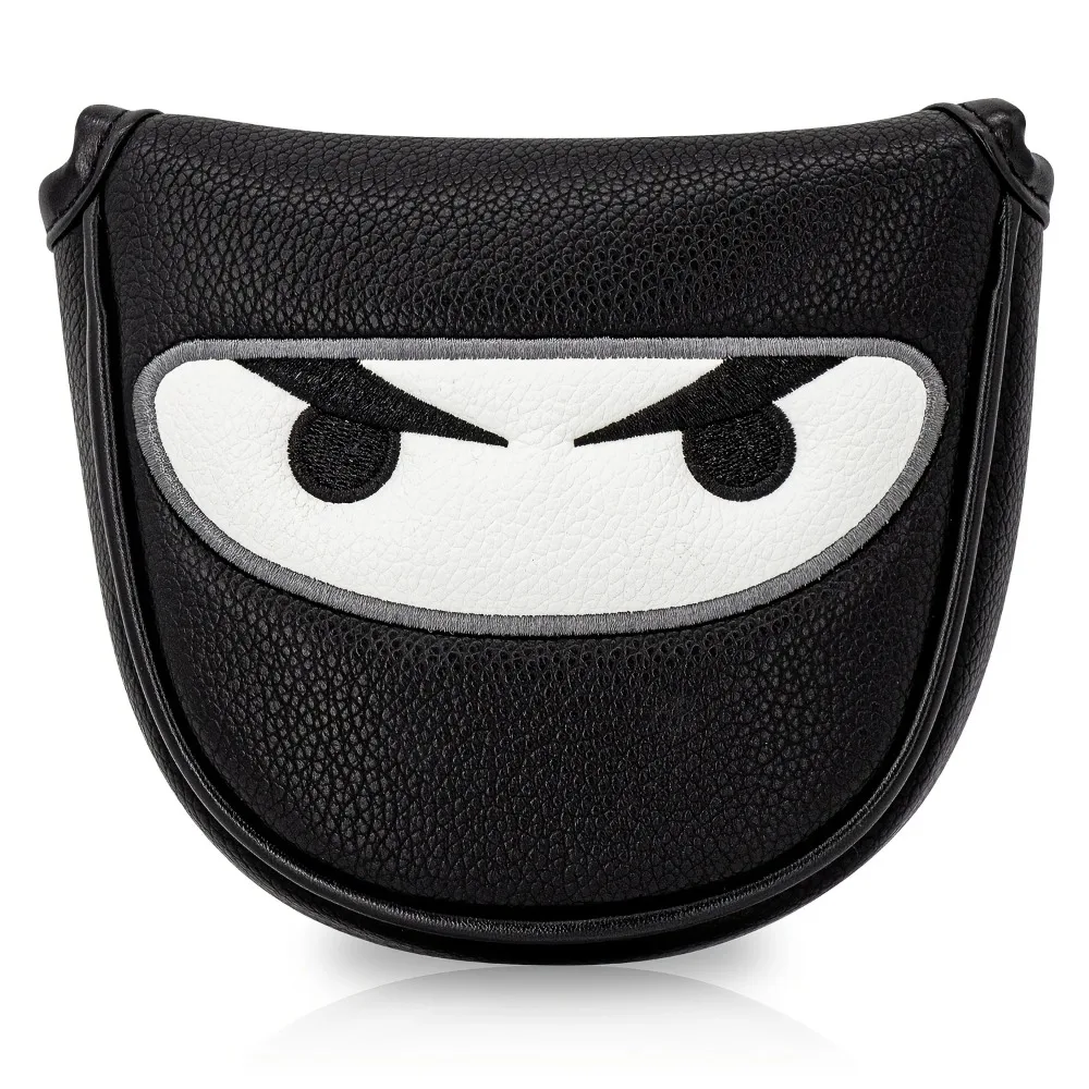 Masked Hero Design Style Fun Design Style Club Head Cover, Golf Putter Cover-PUwith Advanced Embroidery