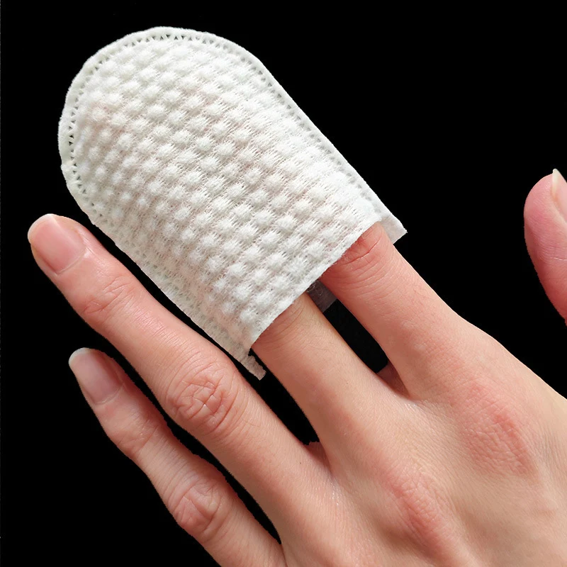Disposable Makeup Remover Cotton Pad U-Shaped Pocket Face Removing Tools Non-woven Fabric Cleaning Paper Wipe Cosmetic Pads