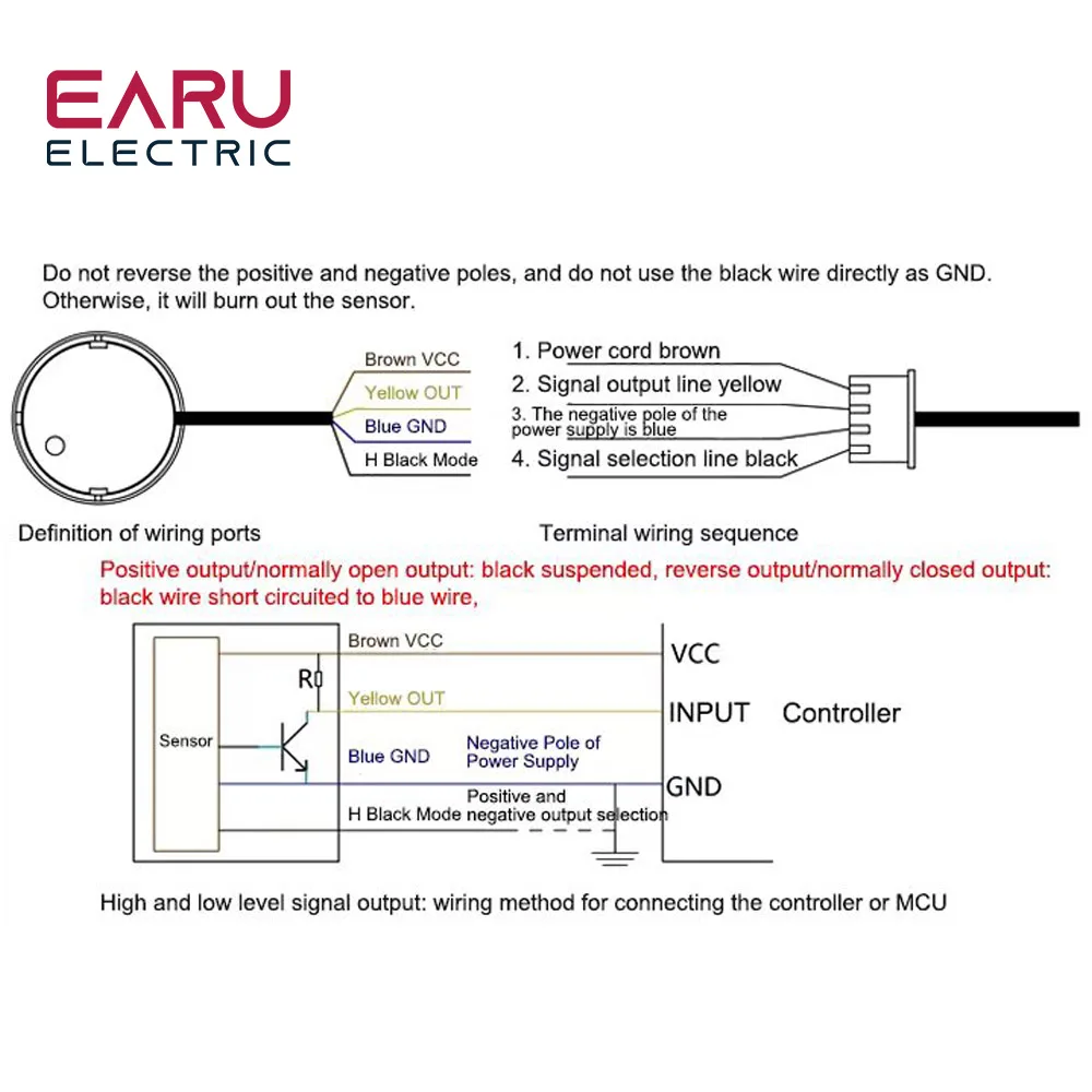 Imagem -03 - Sensor de Nível Líquido Peça 512v 5ma sem Contato Sensor de Nível Líquido Inteligente Sensor de Nível de Água Interruptor de Nível de Indução