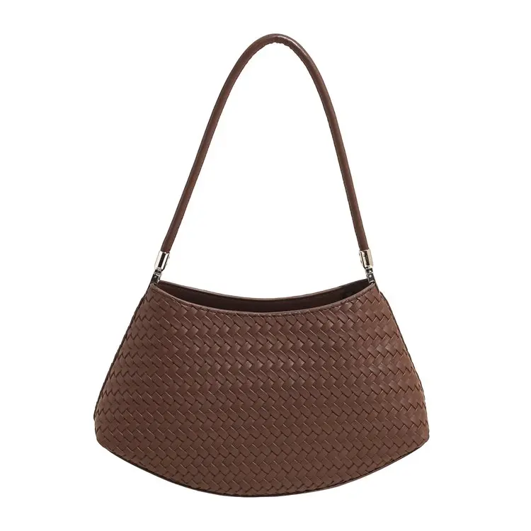 

Retro Woven Tote Bag for Women Large Capacity Casual Shoulder Bag Vintage Crossbody Purse with Adjustable Strap-Boho Chic Bag