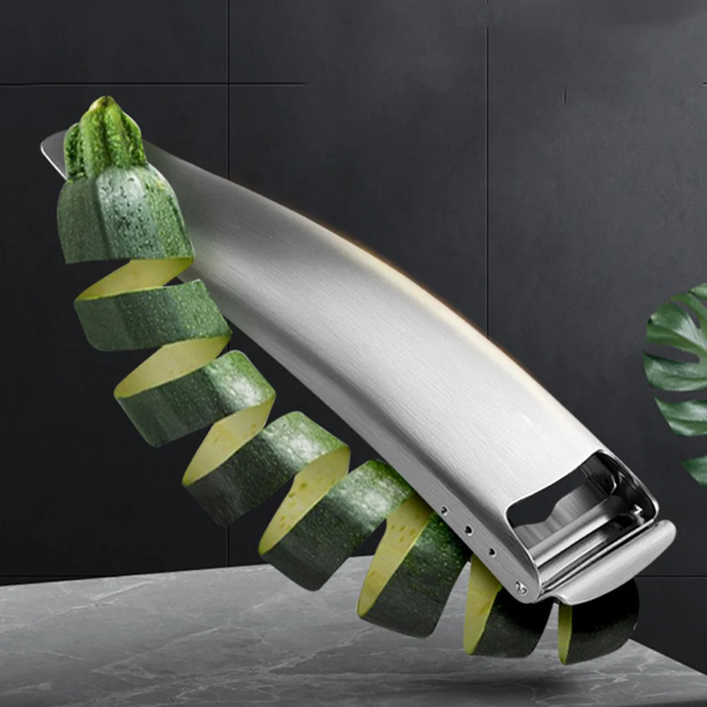 

Stainless Steel Fruit Vegetable Peeler Multifunction Kitchen Peeler Flat Design Easy Clean for Melon Durian Grapefruit